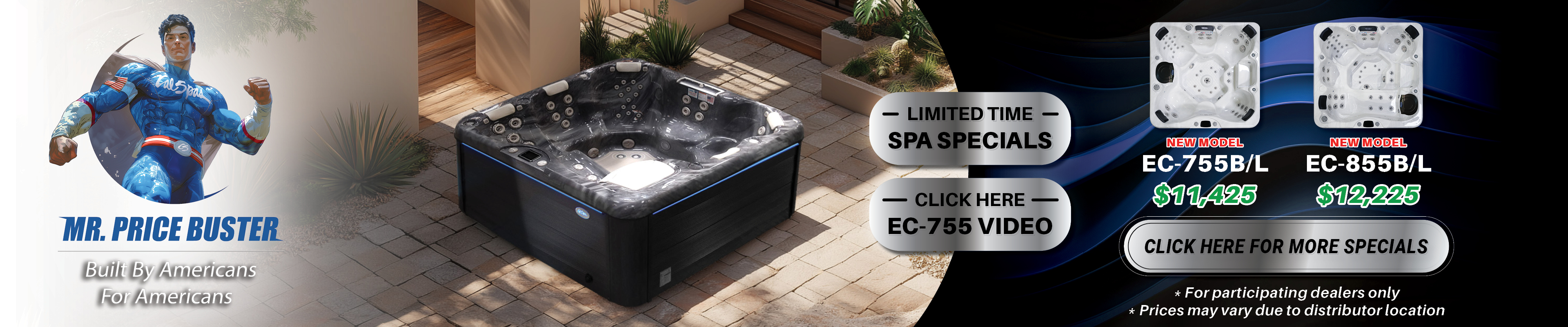 Calspas hot tub being used in a family setting - San Luis Obispo