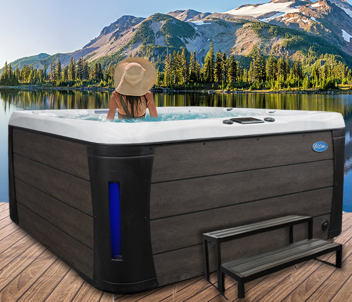 Calspas hot tub being used in a family setting - hot tubs spas for sale San Luis Obispo